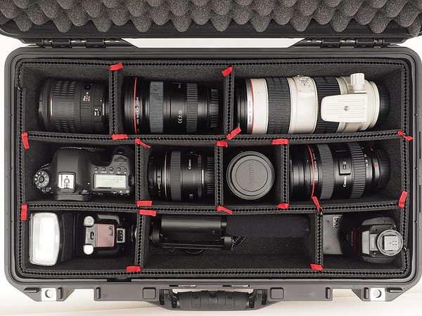 peli case for camera equipment protective storage foam insert