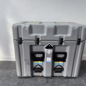 Grey Ex US Military Peli Hardigg Case – Heavy Duty Waterproof Storage Trunk (Used)