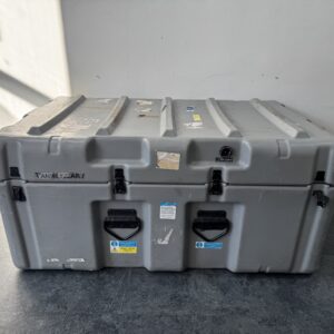 Grey Ex Military Peli Hardigg Case – Heavy Duty Waterproof Storage Trunk (Used)