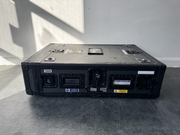Used HP Defence 3U Ex-Military Black Server Case – Heavy Duty Rack Mount Case