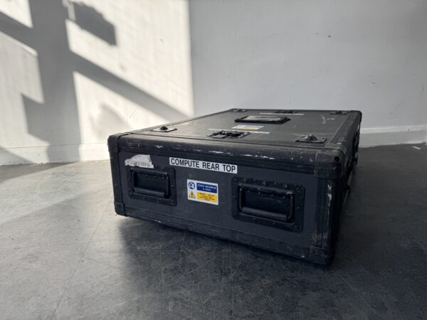 HP Defence 3U Ex-Military Server Case – Compact, Secure & Built to Last This HP Defence 3U ex-military black server case is a compact yet highly durable solution for transporting and protecting rack-mounted IT and AV equipment. Originally built for defence applications, this used 3U server case delivers professional-grade protection at a fraction of the cost of new. Perfect for UK-based IT professionals, engineers, and technicians who require reliable, portable rack storage. Condition – Used Military Surplus This is a used HP Defence 3U server case, meaning: Previously deployed in military or defence environments Structurally sound and fully functional Rack rails and mounting points intact May show cosmetic wear such as scratches, scuffs, labels, or markings Internal configuration and fittings may vary slightly (Each case is unique due to prior use.) Key Features of the HP Defence 3U Server Case 3U Rack Capacity – Ideal for compact server or AV setups Military-Grade Construction – Built for harsh environments Rack-Mount Compatible – Standard 19” equipment support Secure Latching System – Keeps equipment protected during transport Shock-Resistant Design – Helps minimise movement and impact damage Portable & Stackable – Easy to transport and store Ventilation (Model Dependent) – Supports airflow for active equipment Ideal For The used HP Defence 3U server case is perfect for: Network switches and small servers Audio/visual rack equipment Mobile IT setups and field deployments Test and measurement equipment Secure transport of sensitive electronics Why Buy a Used HP Defence 3U Server Case in the UK? Affordable alternative to new rack cases Proven reliability in real-world defence use Compact size for easy transport Sustainable – extends product lifecycle Fast UK delivery available Important Notes These are used ex-military cases and will show signs of wear Cosmetic condition varies between units Rack depth and internal layout may differ slightly depending on batch Buy a Used HP Defence 3U Server Case Today Protect your equipment with a compact, heavy-duty HP Defence 3U ex-military server case. Limited stock available—order now for fast UK dispatch.