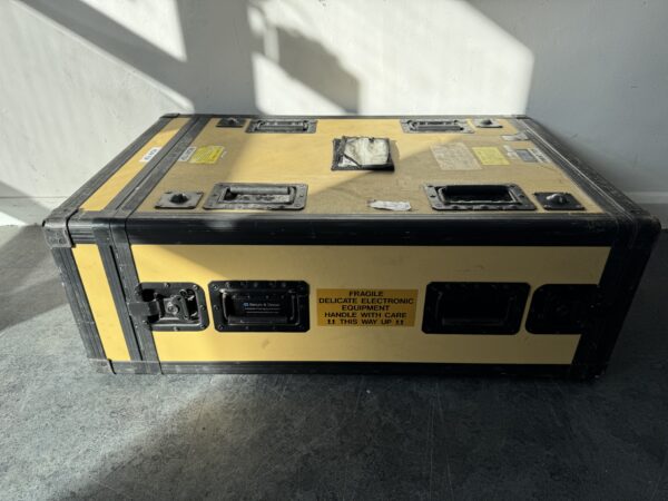Used HP Defence 5U Ex-Military Yellow Server Case – Heavy Duty Rack Mount Case