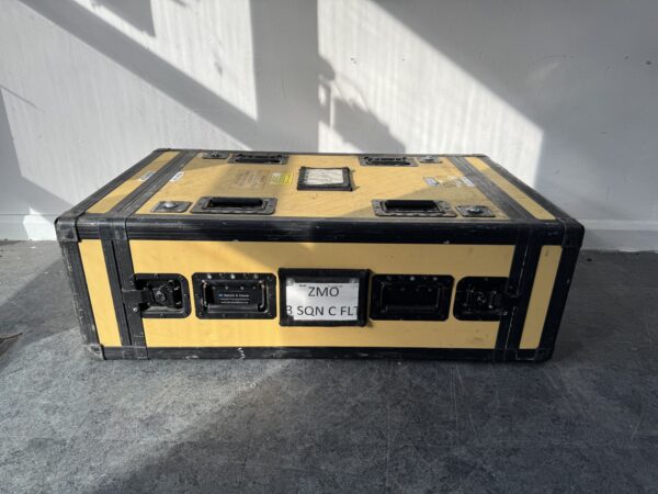 Used HP Defence 5U Ex-Military Yellow Server Case – Heavy Duty Rack Mount Case