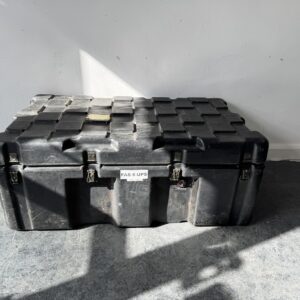Black Ex-Military Peli Hardigg Case – Heavy Duty Waterproof Storage - Used