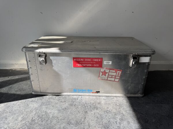 Used Ex-Military Zarges Metal Case – Aluminium Heavy Duty Storage Box