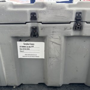 Grey Ex Military Peli Hardigg Case – Heavy Duty Waterproof Storage Case (Used)