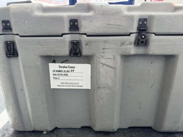 Grey Ex Military Peli Hardigg Case – Heavy Duty Waterproof Storage Case (Used)