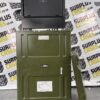 Green Used Ex Military 5U Server Rack Mount Case