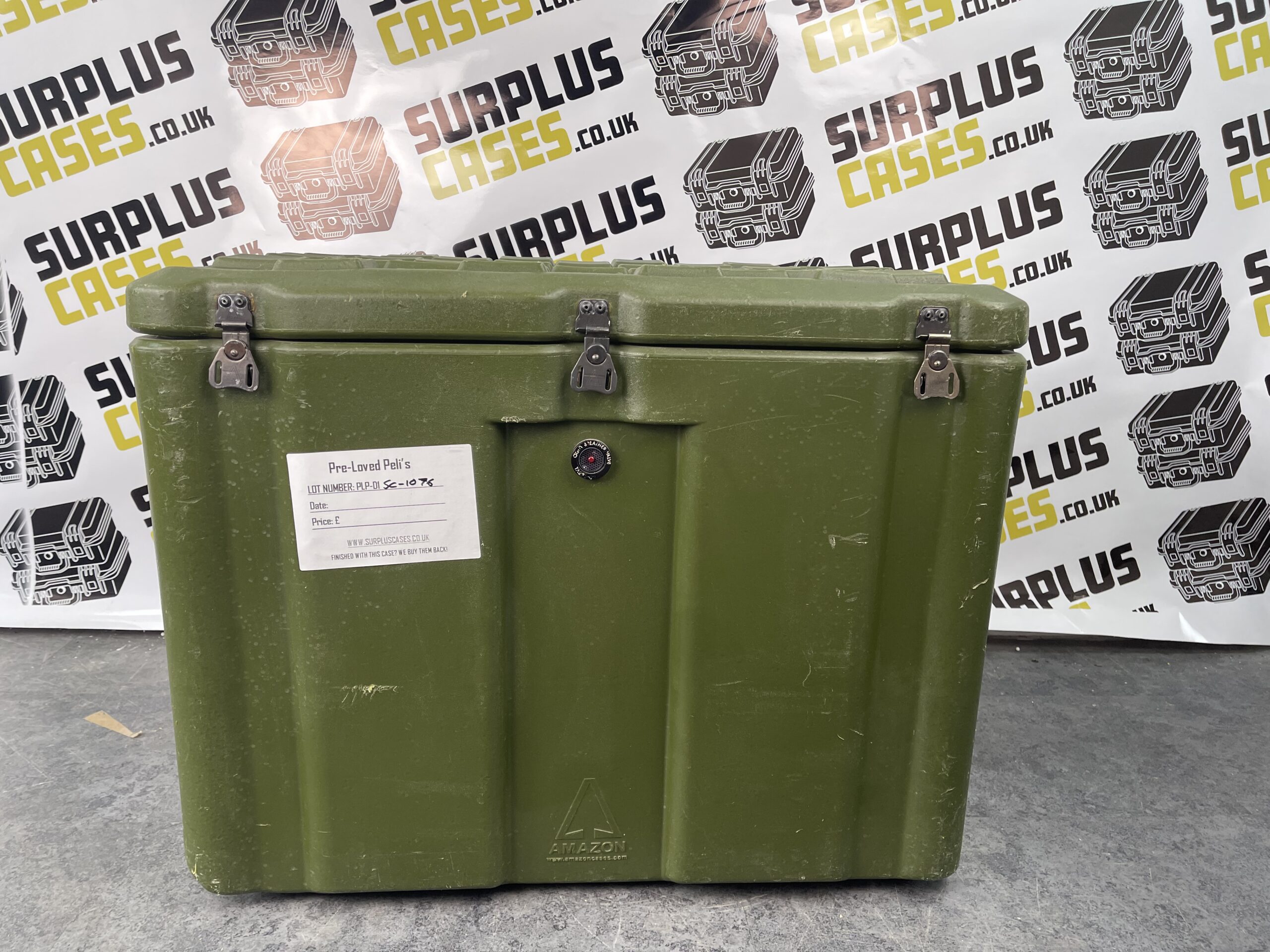 Amazon CP rack case UK ex military surplus green polymer