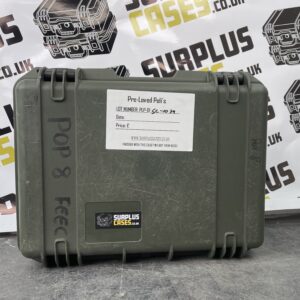 Used Green Peli Style Heavy Duty Protective Hard Case