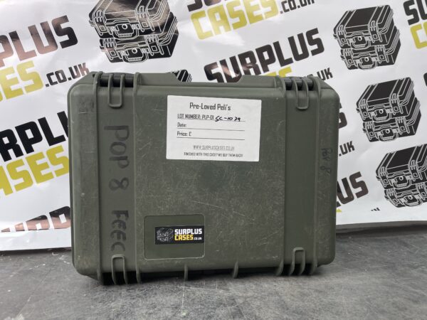 Used Green Peli Style Heavy Duty Protective Hard Case