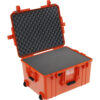 Peli Air 1607 Case with Wheels — side view showing wheels and latches