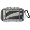 Peli 1015 Micro Case — side view showing wheels and latches