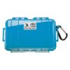 Peli 1050 Micro Case — side view showing wheels and latches