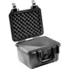Peli 1300 Case | Small Waterproof Hard Case — side view showing wheels and latches