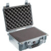 Peli 1450 Case | Medium Hard Case with Pick 'n' Pluck Foam Option — open lid interior