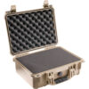 Peli 1450 Case | Medium Hard Case with Pick 'n' Pluck Foam Option — packaging and case closed