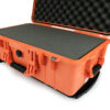 Peli 1510 Protector Case with Wheels — handle and latch detail
