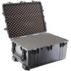 Peli 1630 Protector Case with Wheels — side view showing wheels and latches