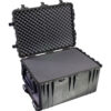 Peli 1660 Protector Case with Wheels — side view showing wheels and latches