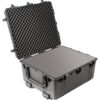 Peli 1690 Transport Case with Wheels — side view showing wheels and latches