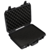Peli 1505 Air Case – Attache-Style Waterproof Case — side view showing wheels and latches
