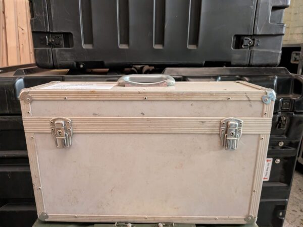 Used Silver Briefcase Style Flight Case – Protective Equipment & Storage Case