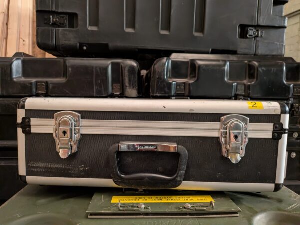 Used Clubman Black Briefcase Sized Flight Case – Protective Equipment Case