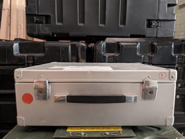 Used Silver Briefcase Sized Flight Case – Protective Equipment & Storage Case