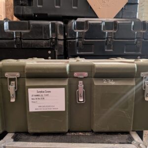 Used Green Ex-Military Case – Heavy-Duty Surplus Equipment & Storage Case
