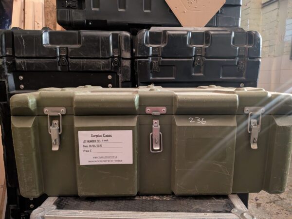 Used Green Ex-Military Case – Heavy-Duty Surplus Equipment & Storage Case